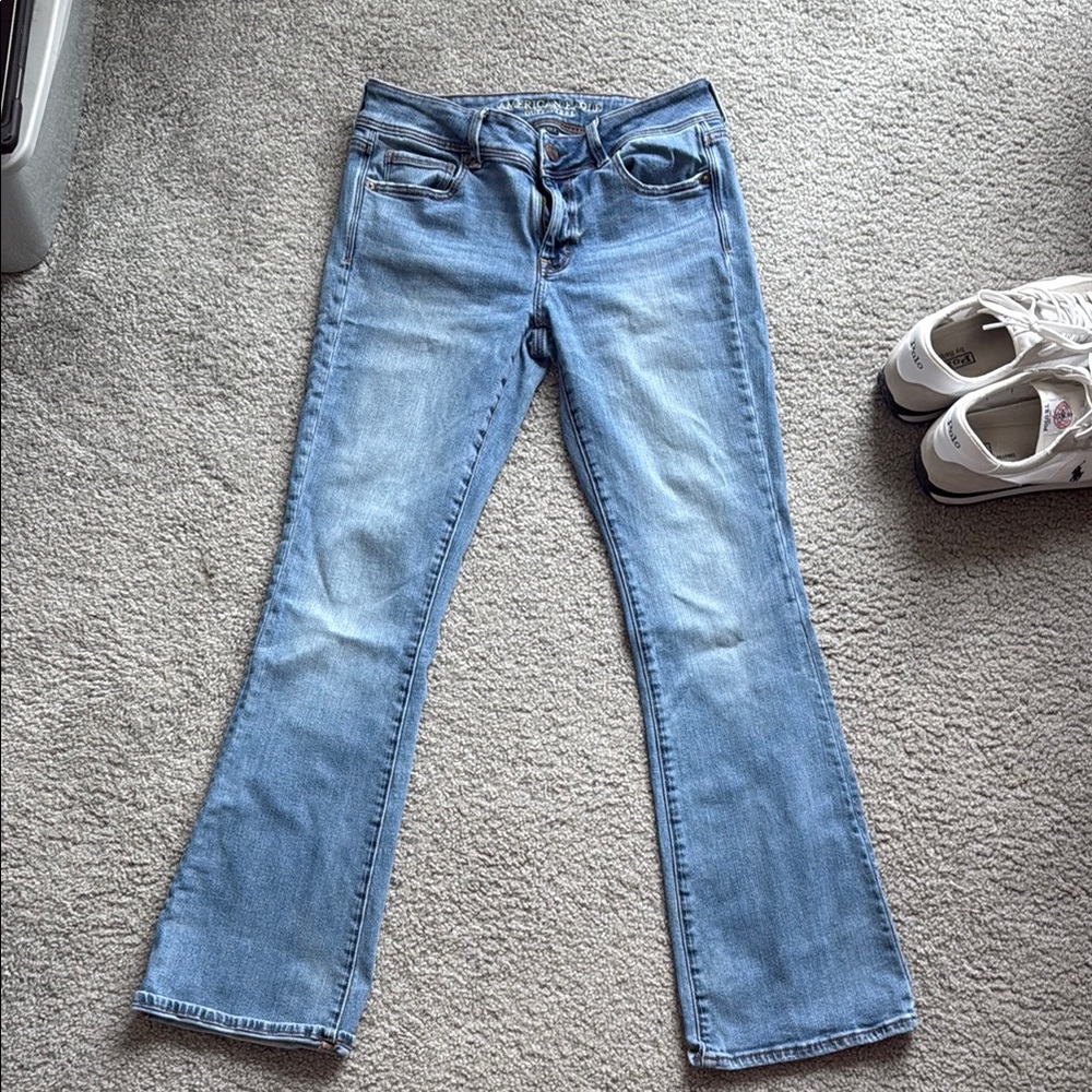 American Eagle Outfitters Light Blue Boot Cut Jeans